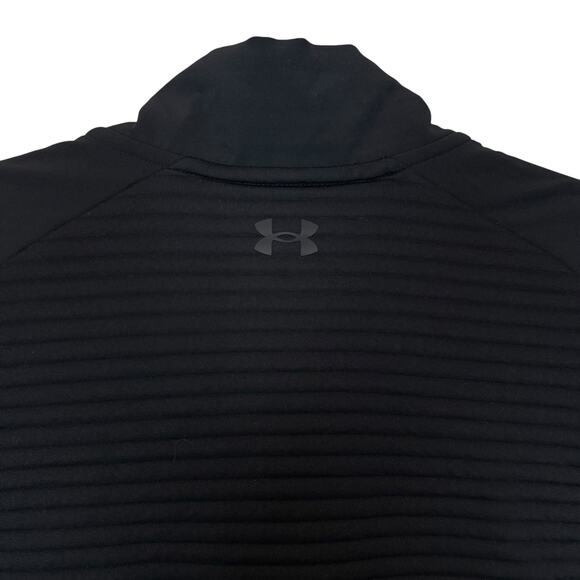 Under Armour Storm Golf Vest Mens M Black Tippecanoe Lake Golf Club Full Zip - Picture 9 of 13